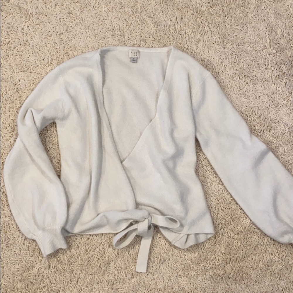 Wrap sweater